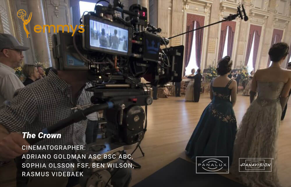 The Crown, Emmy nominee supported by Panavision and Panalux