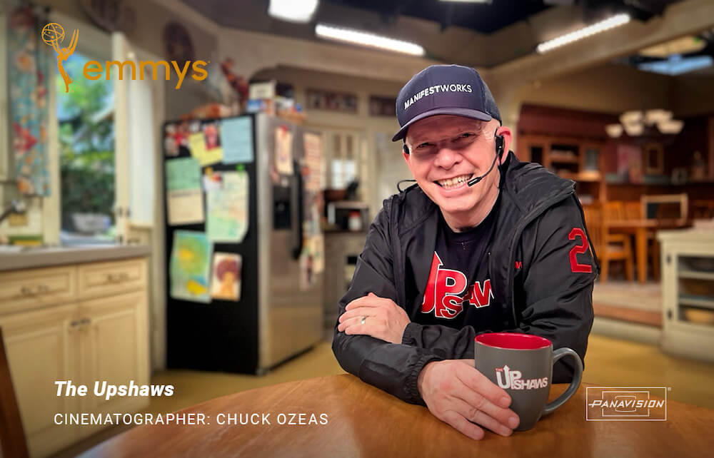 Emmy nominee Chuck Ozeas on the set of The Upshaws